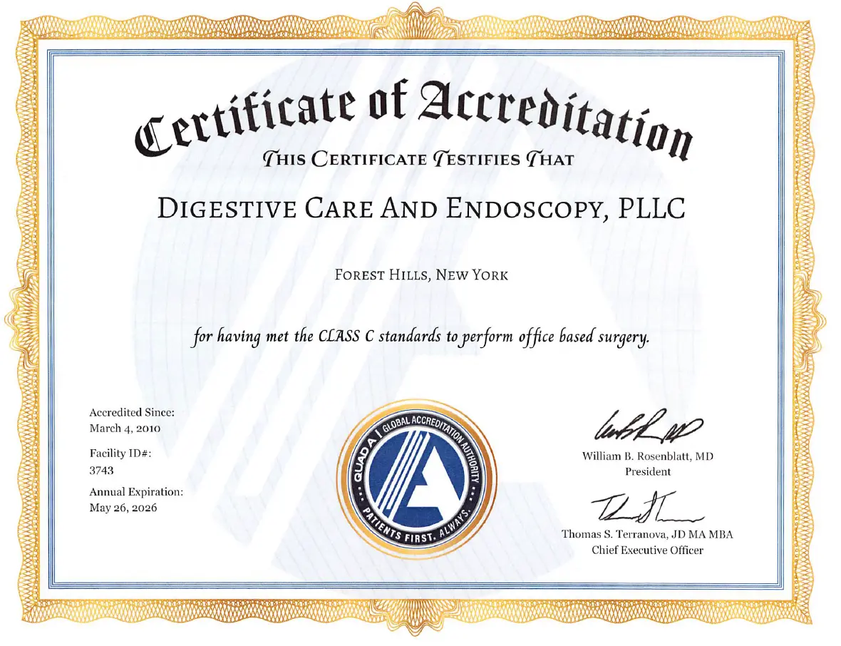 Certificado QUAD A